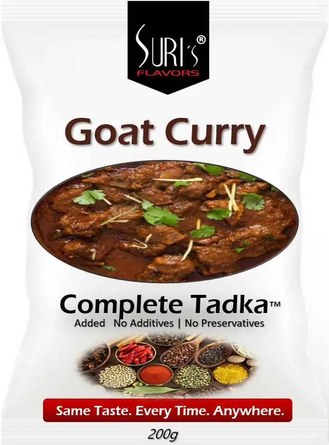Suri’s Goat Curry pouch