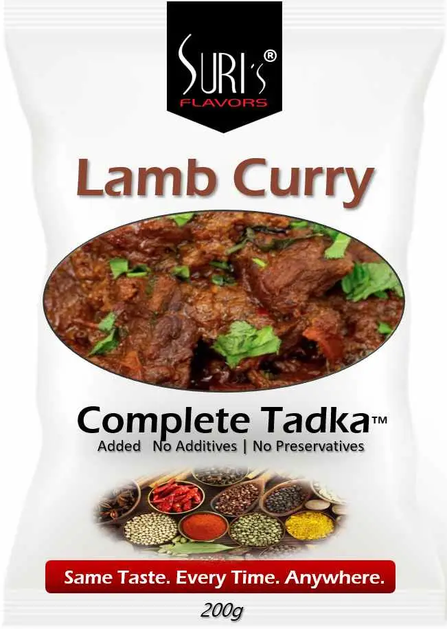 Suri’s Lamb Curry pouch